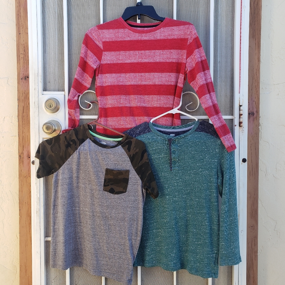 3☆OLD NAVY☆LARGE☆BOYS SHIRTS